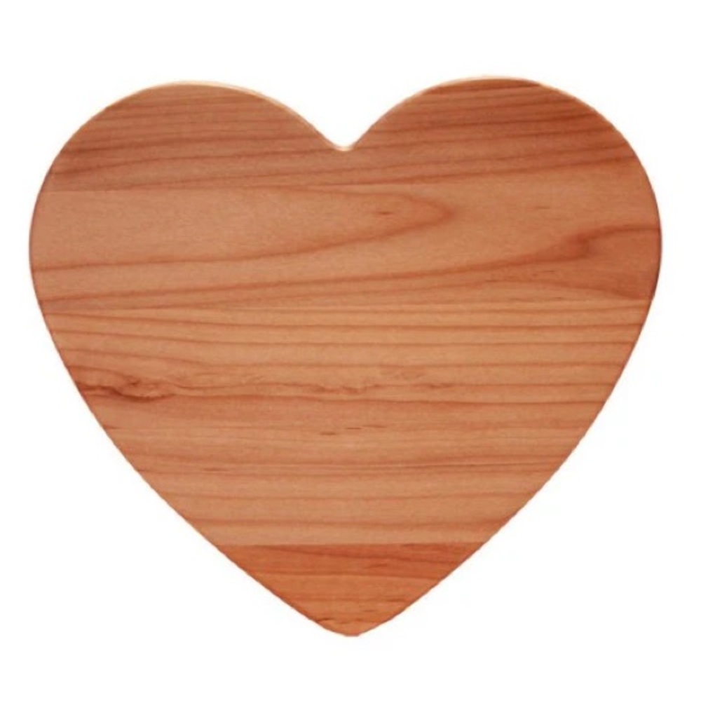 Out of the Woods of Oregon - Large HeartShaped Cutting & ServingBoard (BrandNew)